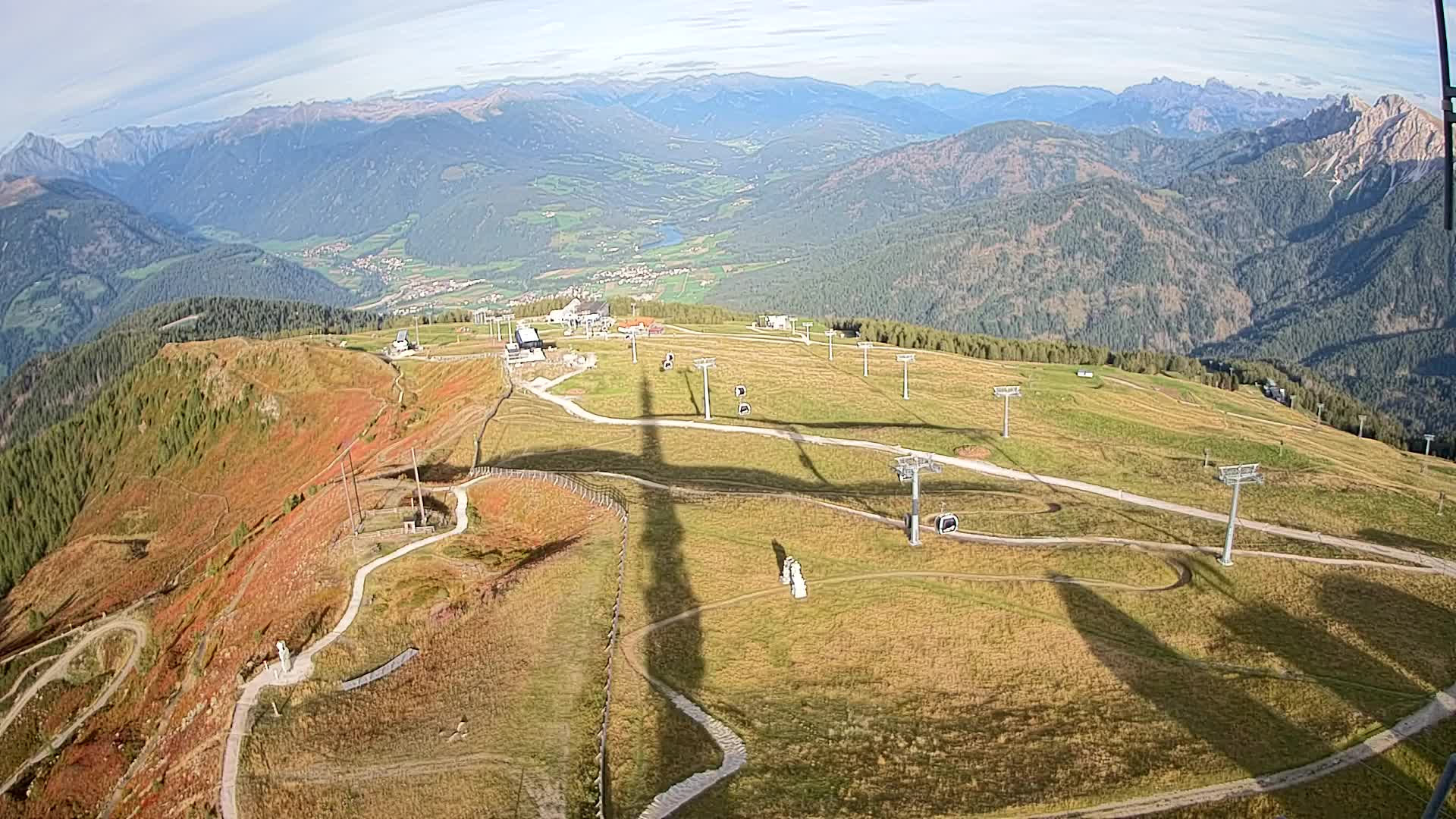 Kronplatz-Gipfel | Blick nach Olang – Valdaora