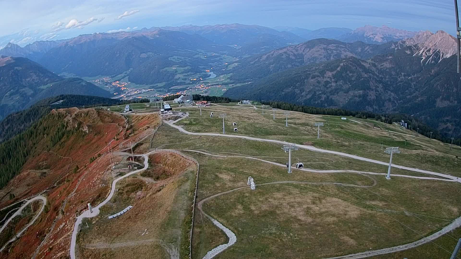 Kronplatz-Gipfel | Blick nach Olang – Valdaora