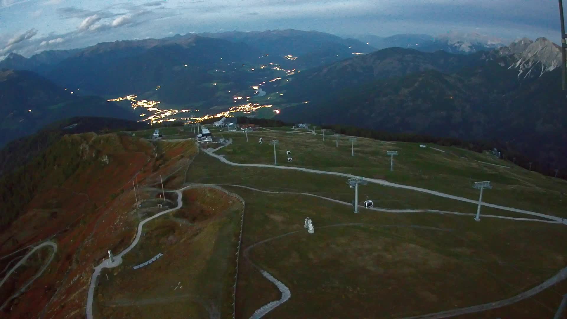 Kronplatz-Gipfel | Blick nach Olang – Valdaora