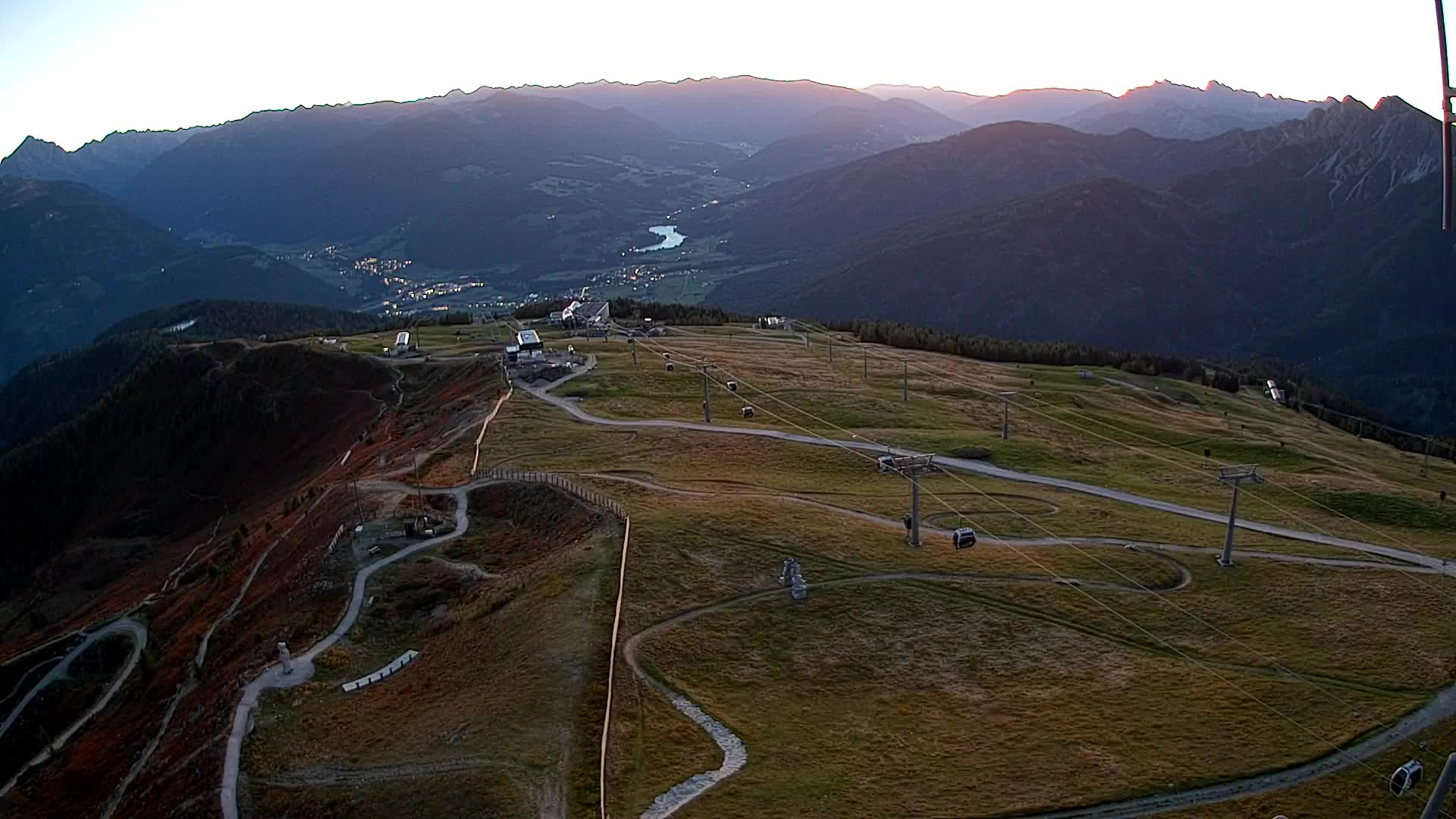 Kronplatz-Gipfel | Blick nach Olang – Valdaora