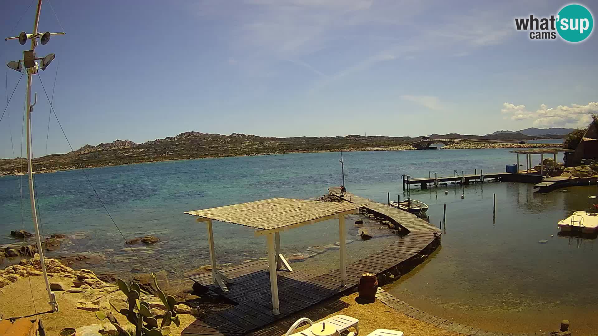Live webcam Ponte Caprera – La Maddalena – Sardinia – Italy