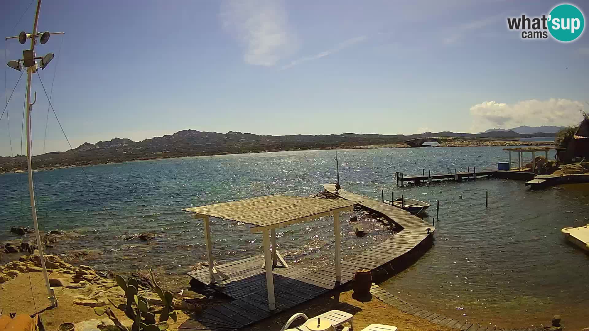 Webcam en direct Ponte Caprera – La Maddalena – Sardaigne – Italie