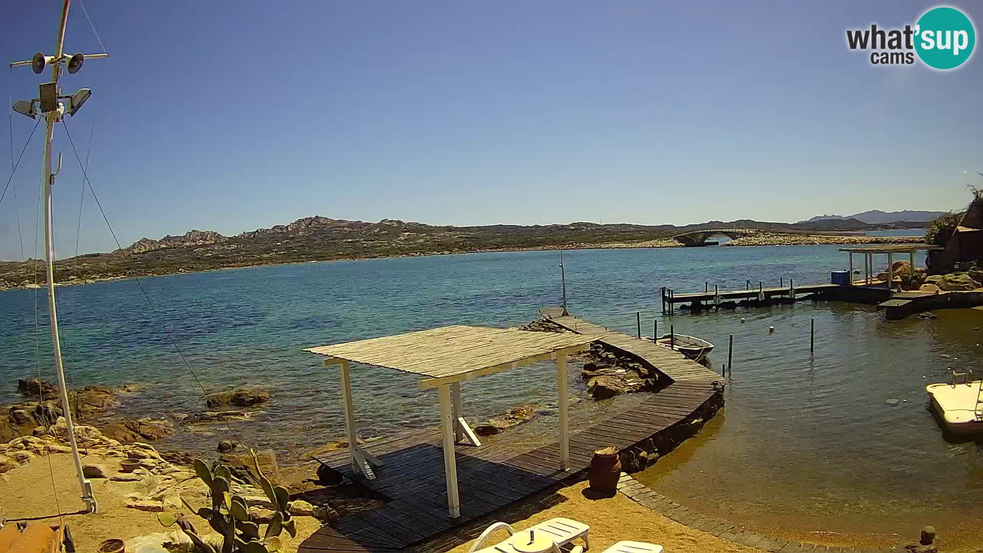 Live webcam Ponte Caprera – La Maddalena – Sardinia – Italy