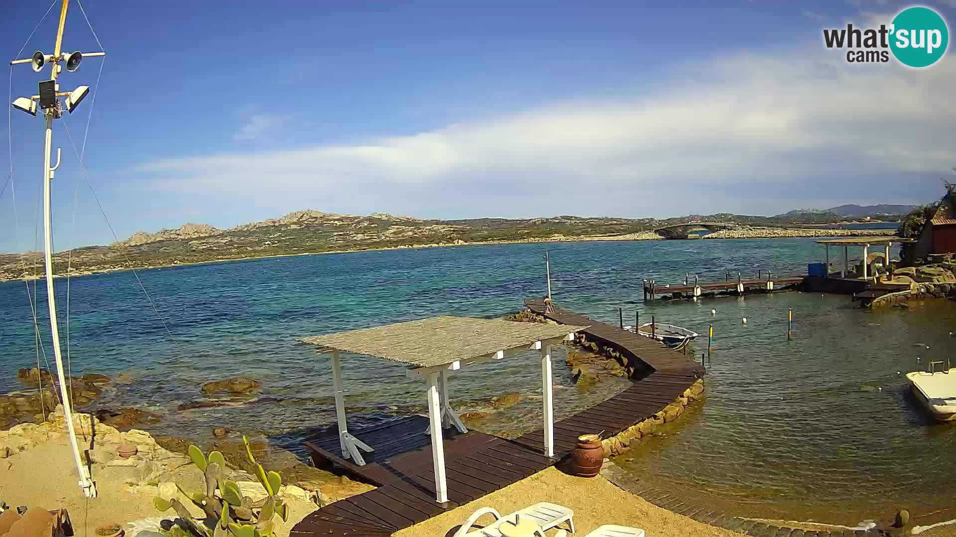 Live webcam Ponte Caprera – La Maddalena – Sardegna – Italia