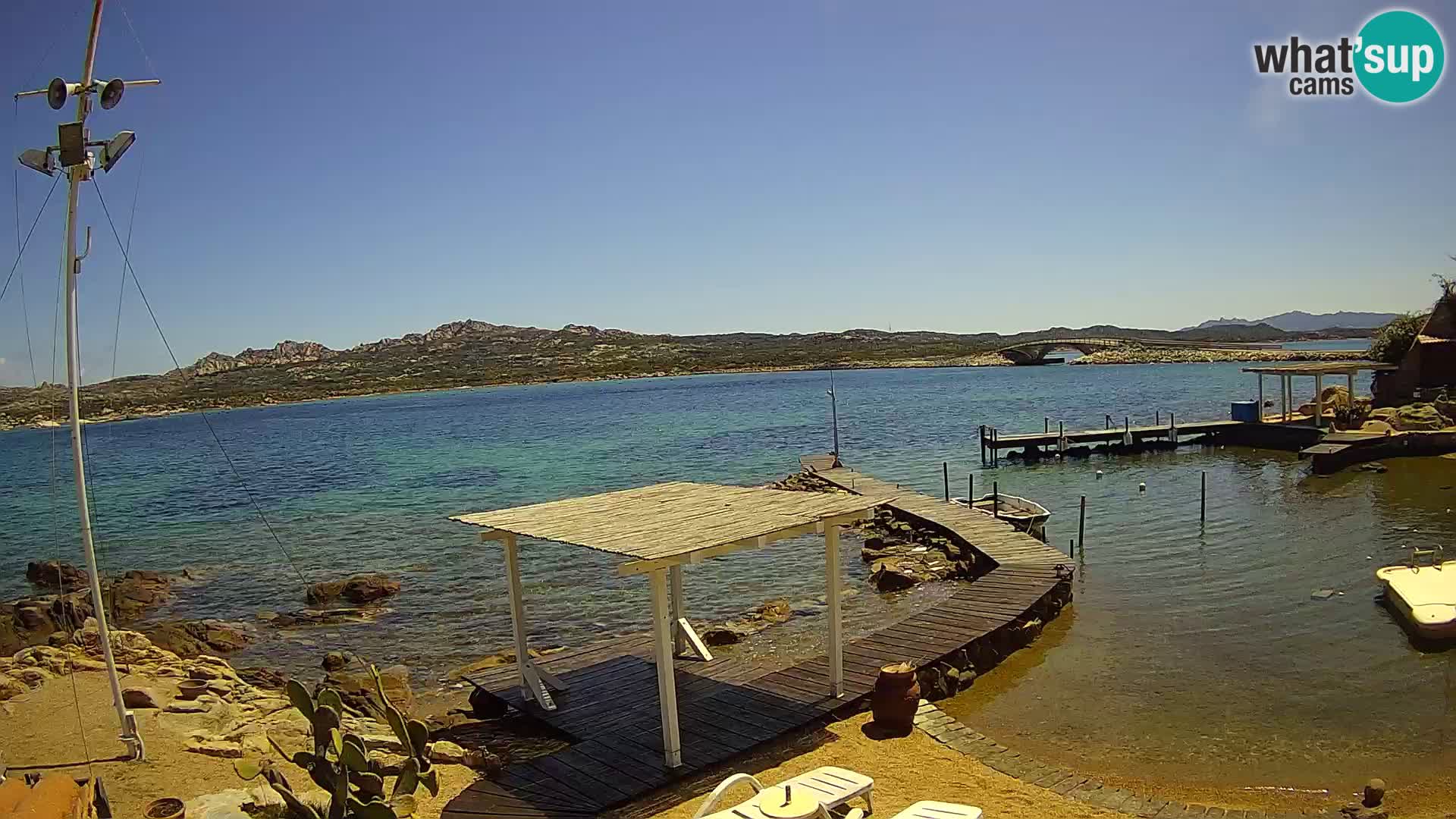 Live webcam Ponte Caprera – La Maddalena – Sardegna – Italia