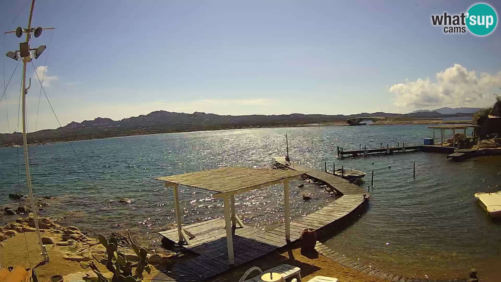 Live-Webcam Ponte Caprera – La Maddalena – Sardinien – Italien