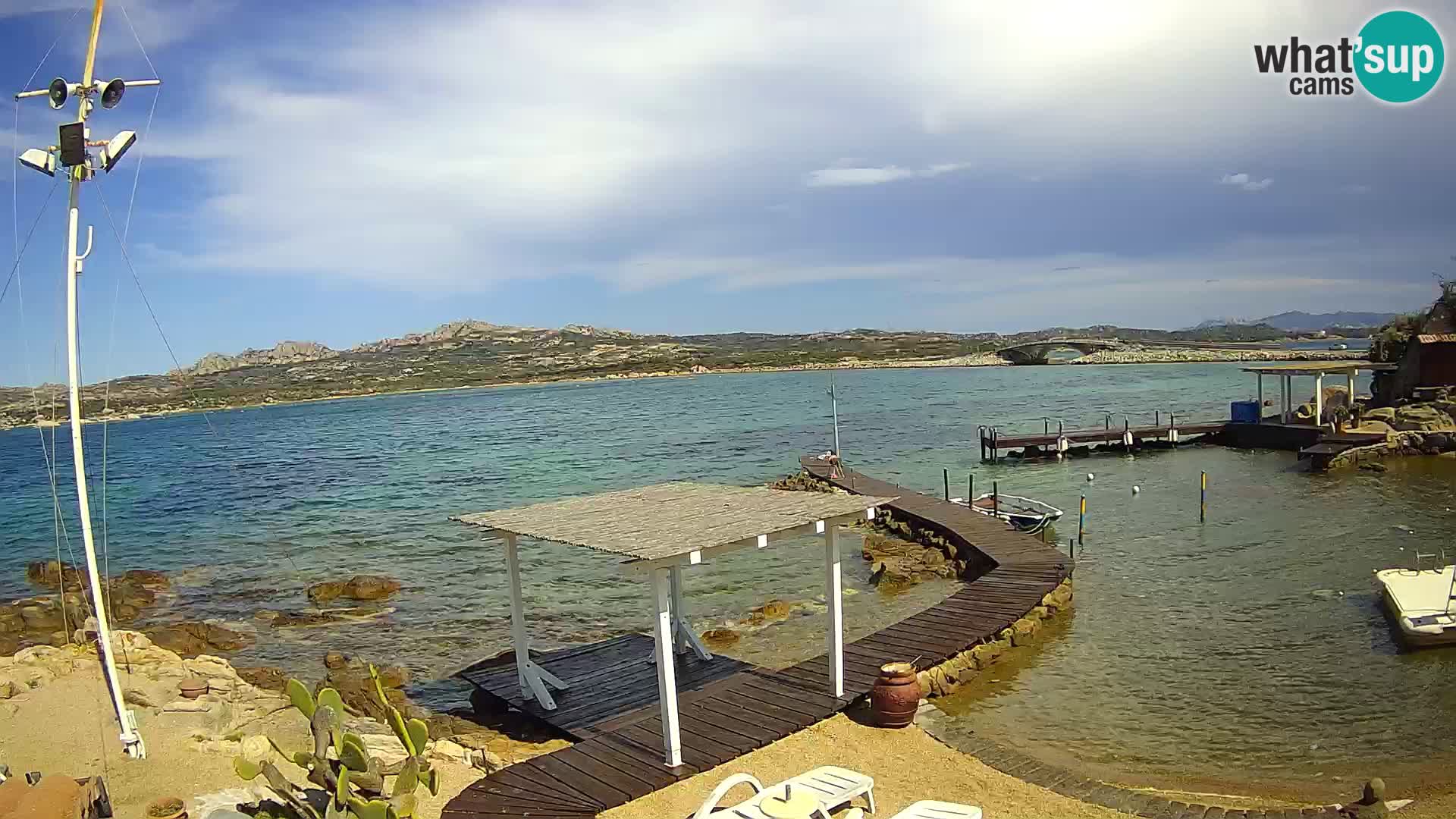 Webcam en vivo Ponte Caprera – La Maddalena – Cerdeña – Italia