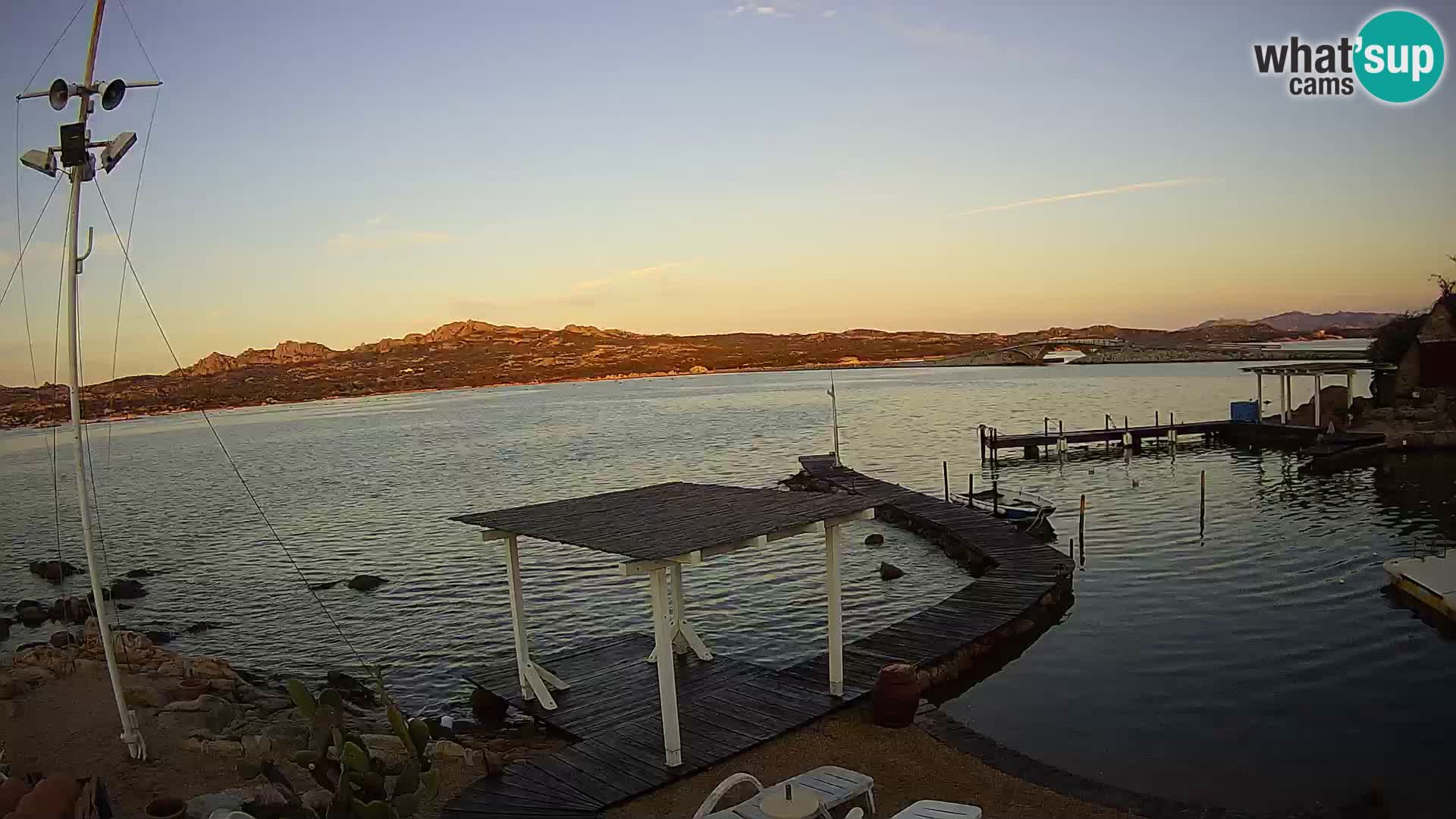 Live-Webcam Ponte Caprera – La Maddalena – Sardinien – Italien