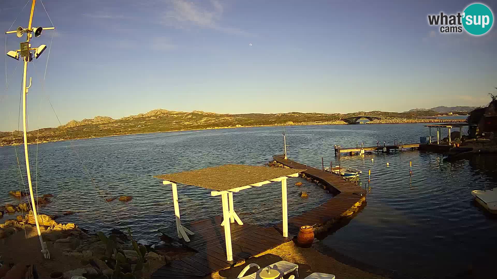 Live webcam Ponte Caprera – La Maddalena – Sardinia – Italy