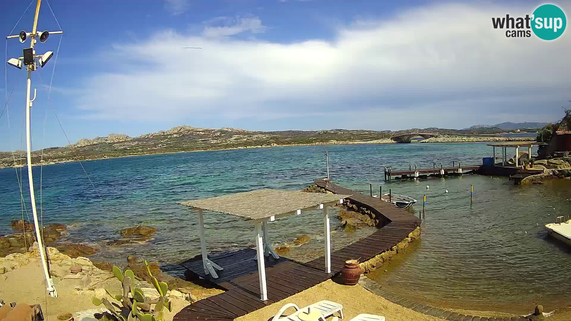 Live-Webcam Ponte Caprera – La Maddalena – Sardinien – Italien
