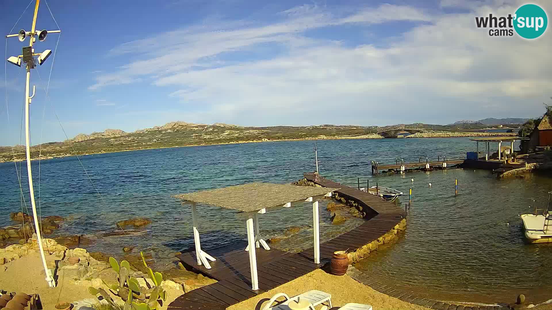 Live webcam Ponte Caprera – La Maddalena – Sardegna – Italia