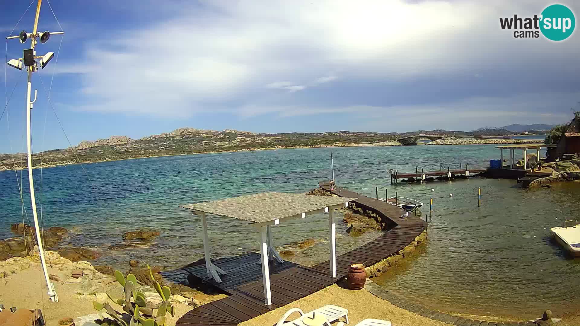 Webcam en vivo Ponte Caprera – La Maddalena – Cerdeña – Italia