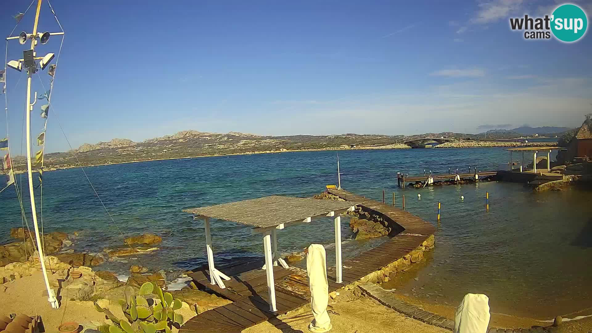 Live webcam Ponte Caprera – La Maddalena – Sardegna – Italia