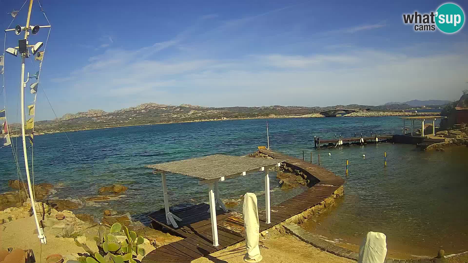 Live webcam Ponte Caprera – La Maddalena – Sardegna – Italia