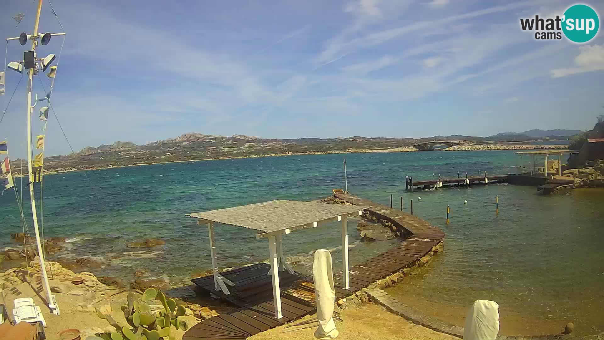 Live webcam Ponte Caprera – La Maddalena – Sardinia – Italy