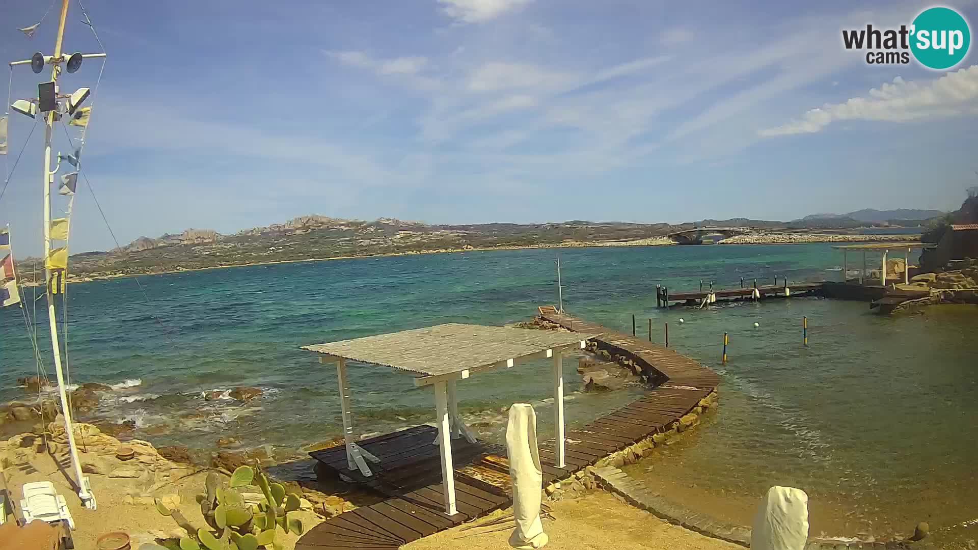 Live webcam Ponte Caprera – La Maddalena – Sardinia – Italy