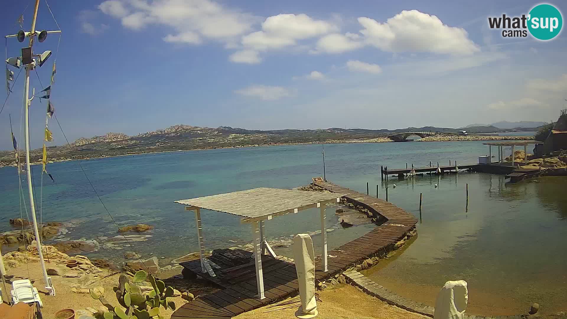 Live-Webcam Ponte Caprera – La Maddalena – Sardinien – Italien