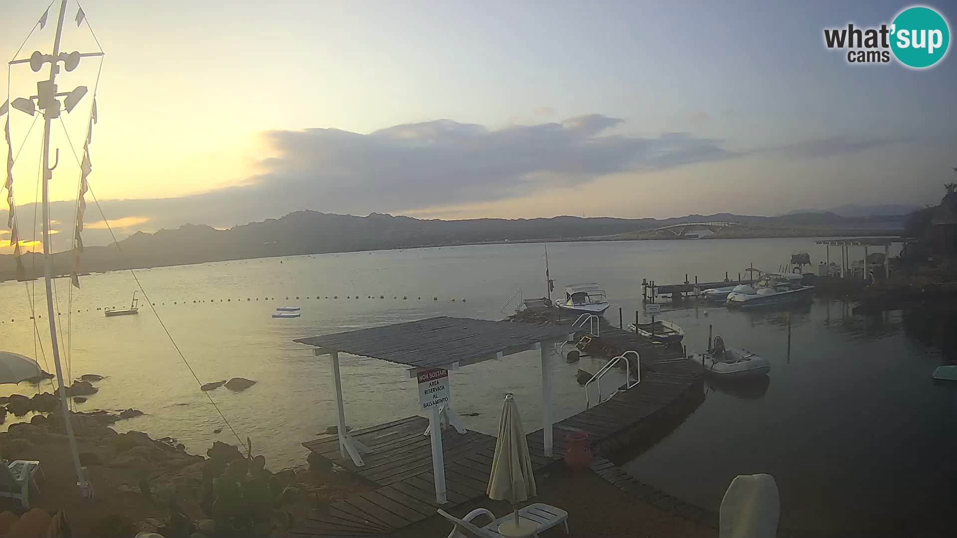 Live webcam Ponte Caprera – La Maddalena – Sardegna – Italia