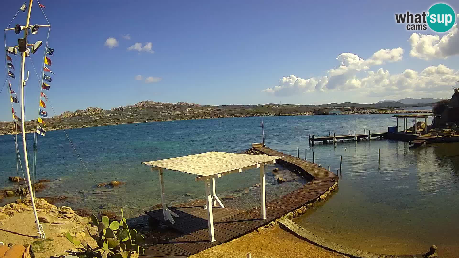 Live-Webcam Ponte Caprera – La Maddalena – Sardinien – Italien