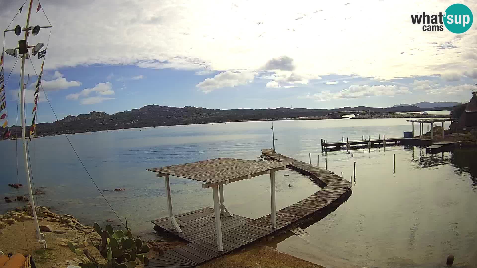 Webcam en vivo Ponte Caprera – La Maddalena – Cerdeña – Italia