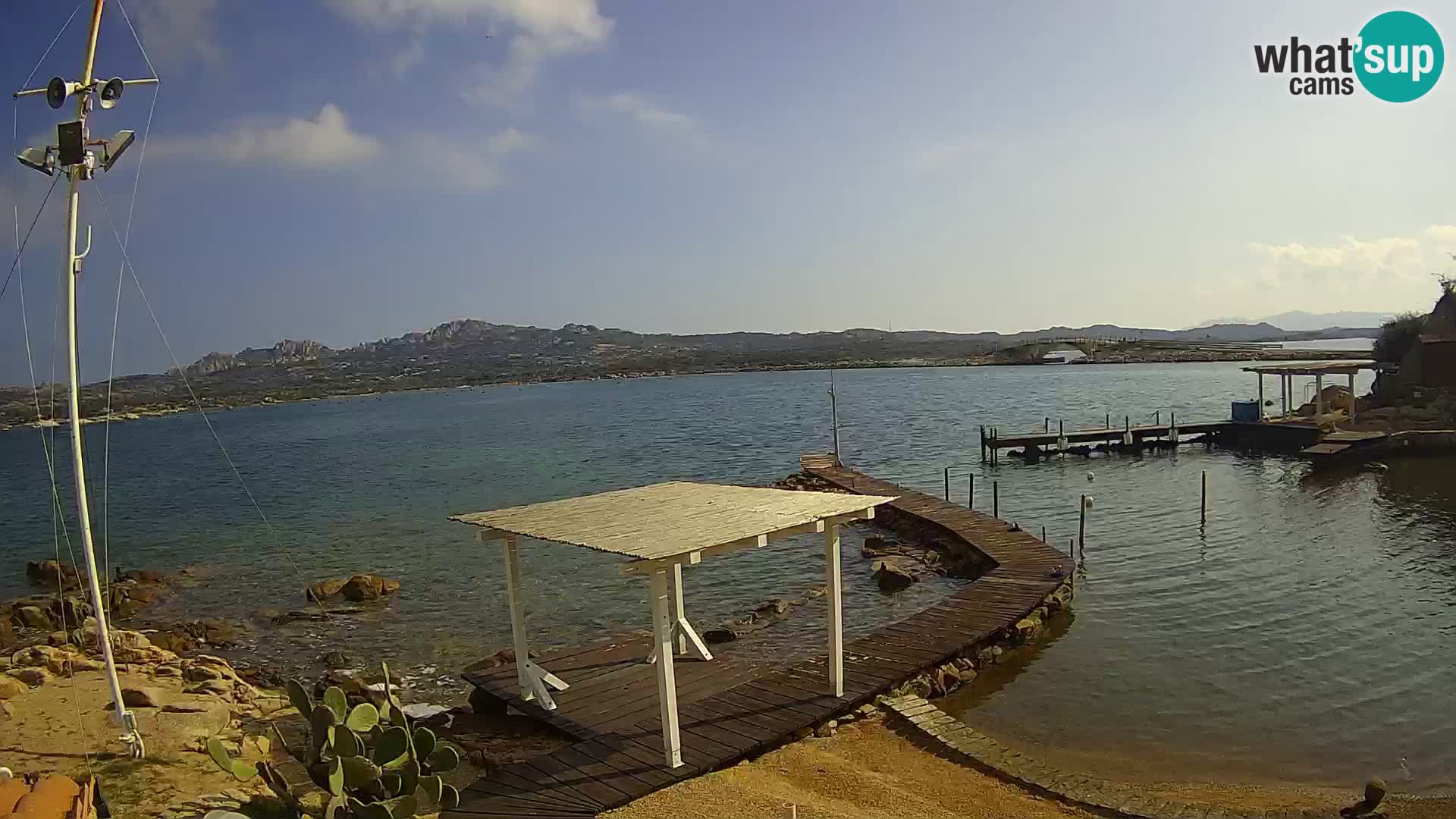 Live-Webcam Ponte Caprera – La Maddalena – Sardinien – Italien