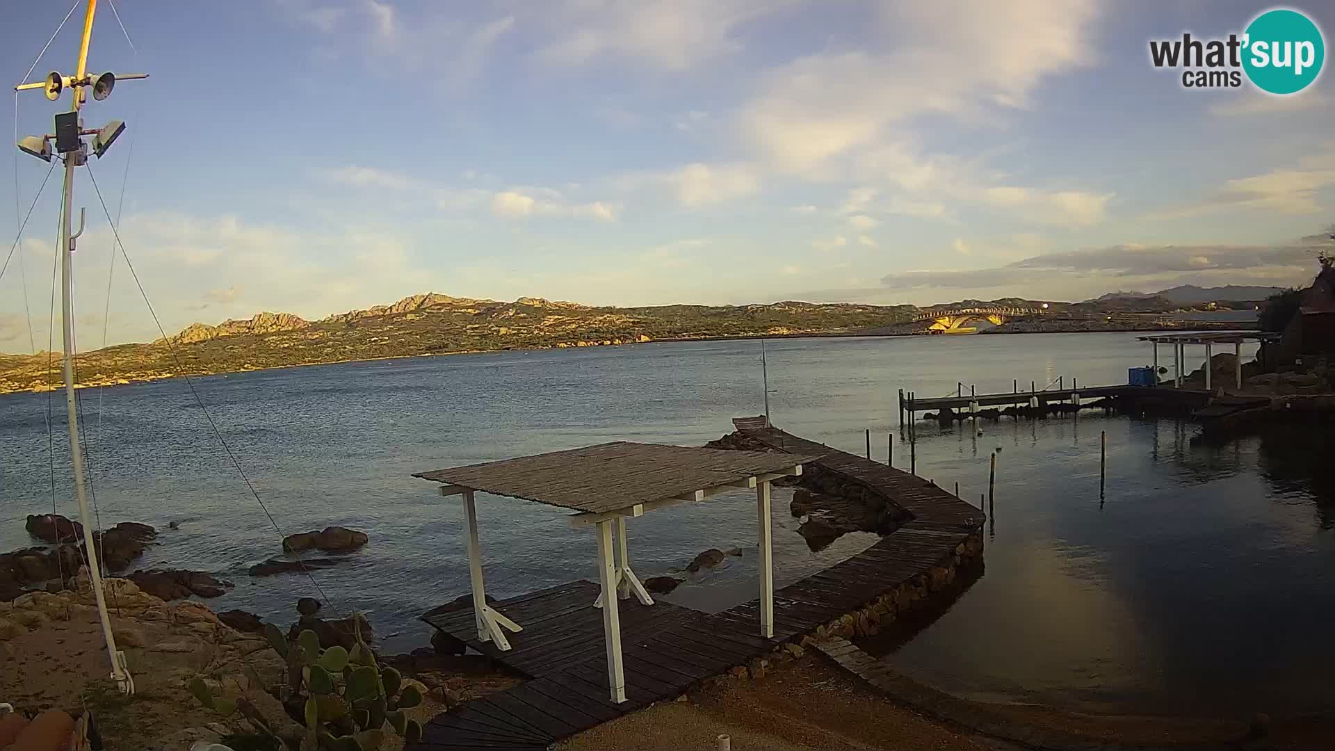 Live webcam Ponte Caprera – La Maddalena – Sardinia – Italy