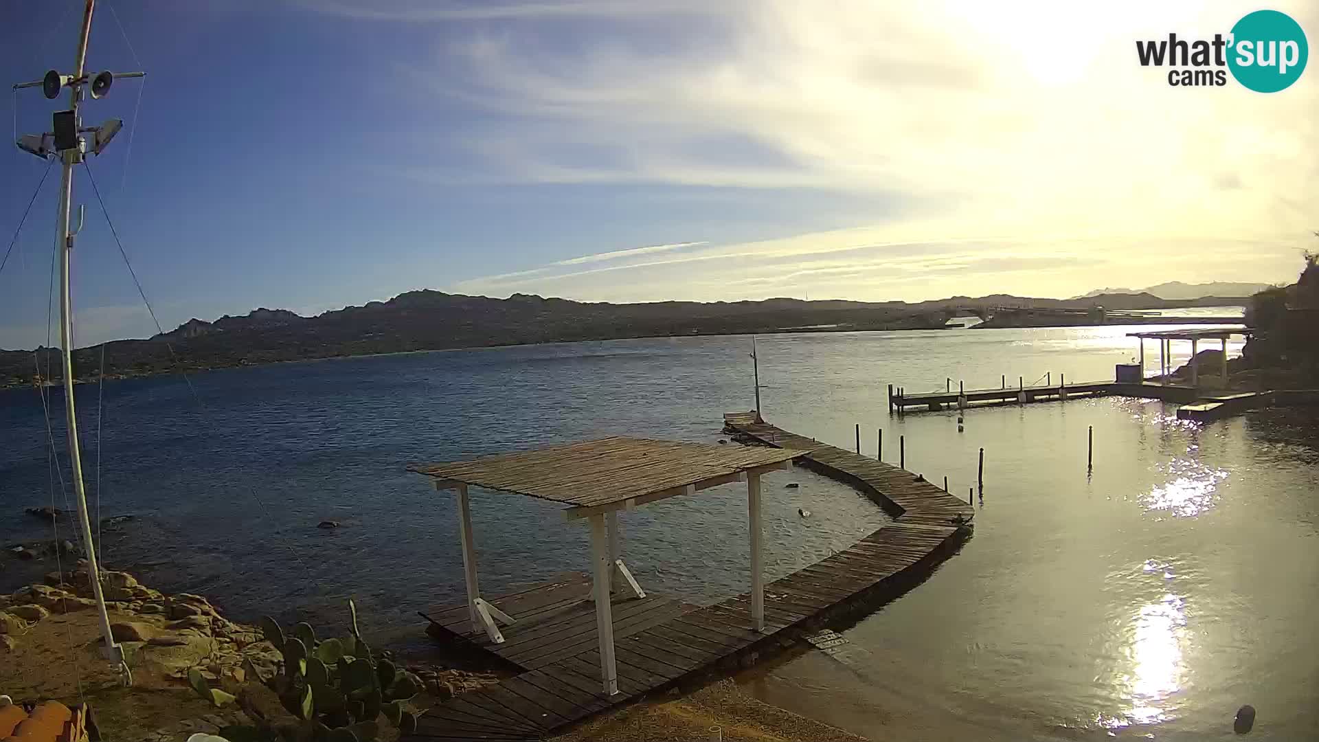 Webcam en vivo Ponte Caprera – La Maddalena – Cerdeña – Italia