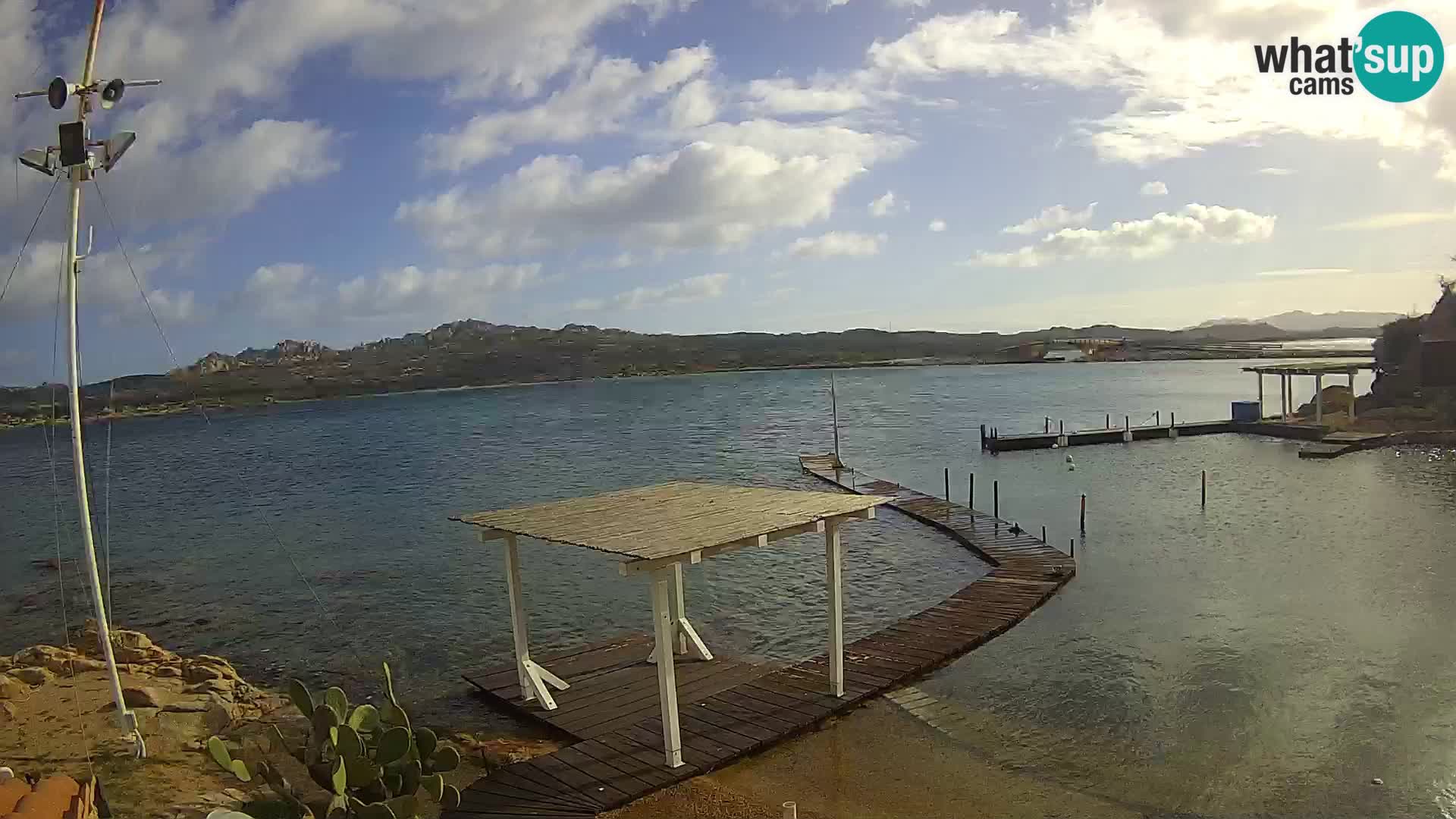 Webcam en vivo Ponte Caprera – La Maddalena – Cerdeña – Italia