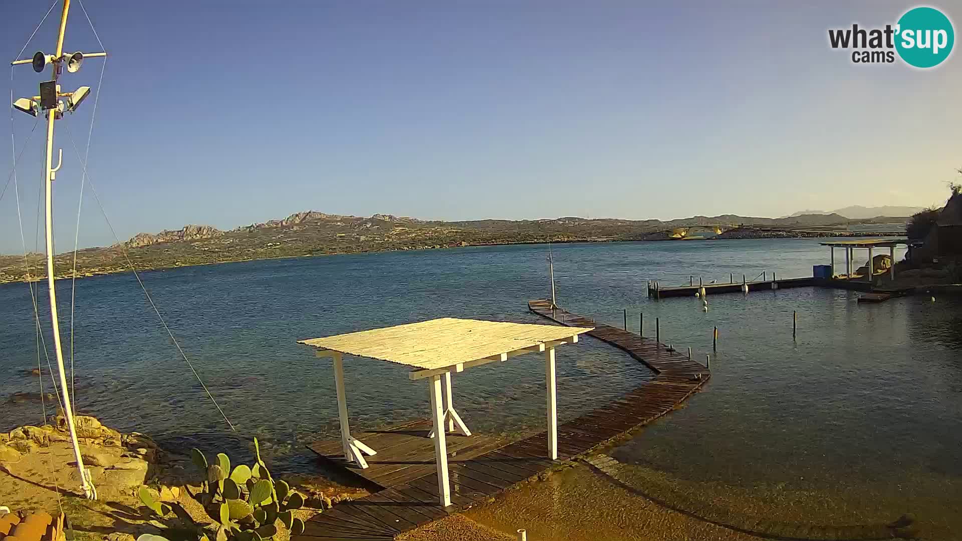 Live webcam Ponte Caprera – La Maddalena – Sardegna – Italia