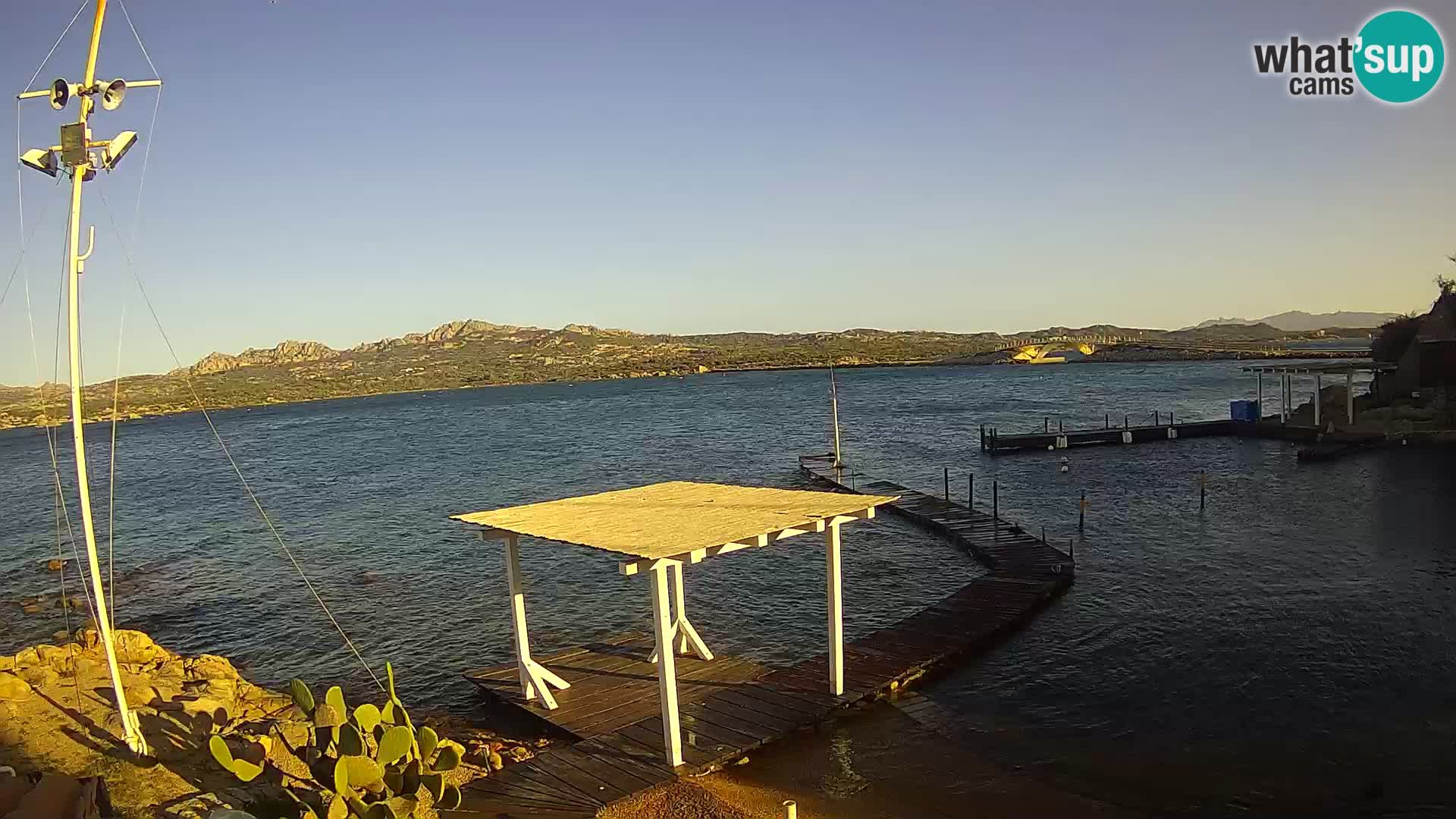 Webcam en vivo Ponte Caprera – La Maddalena – Cerdeña – Italia