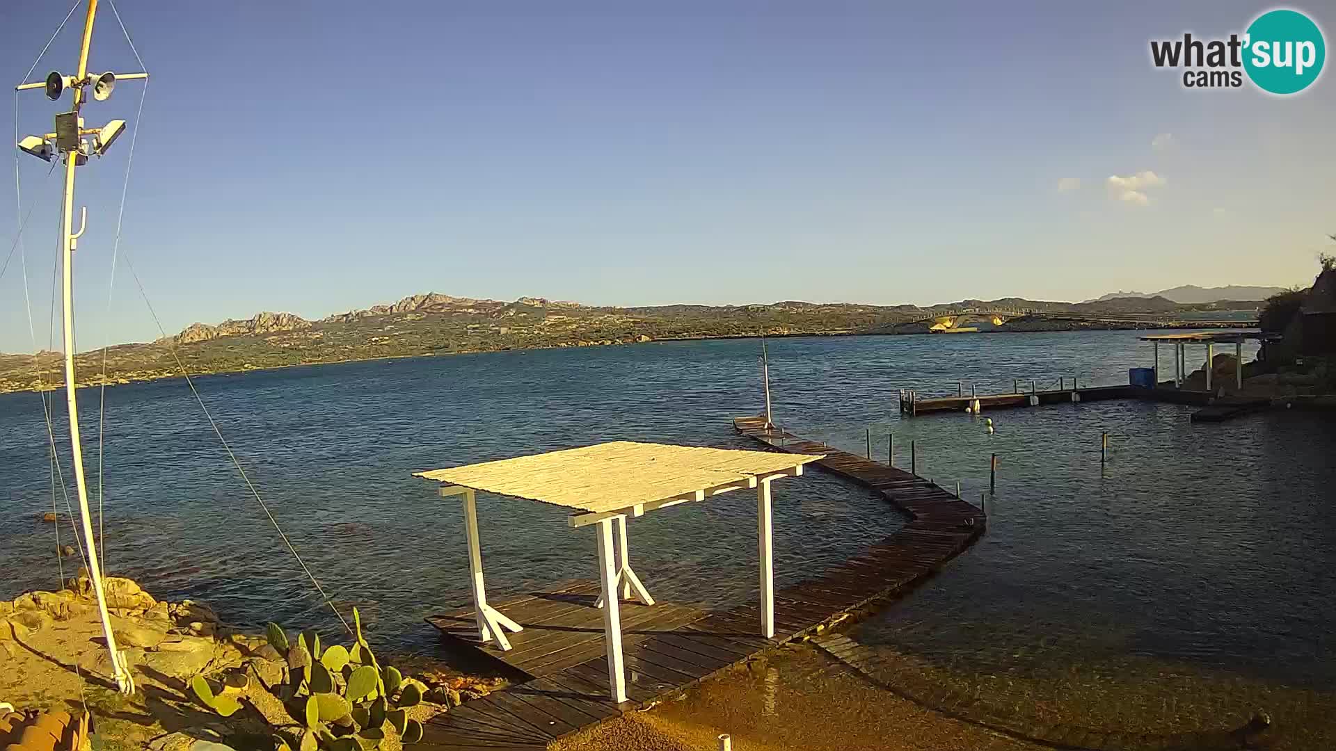 Live-Webcam Ponte Caprera – La Maddalena – Sardinien – Italien