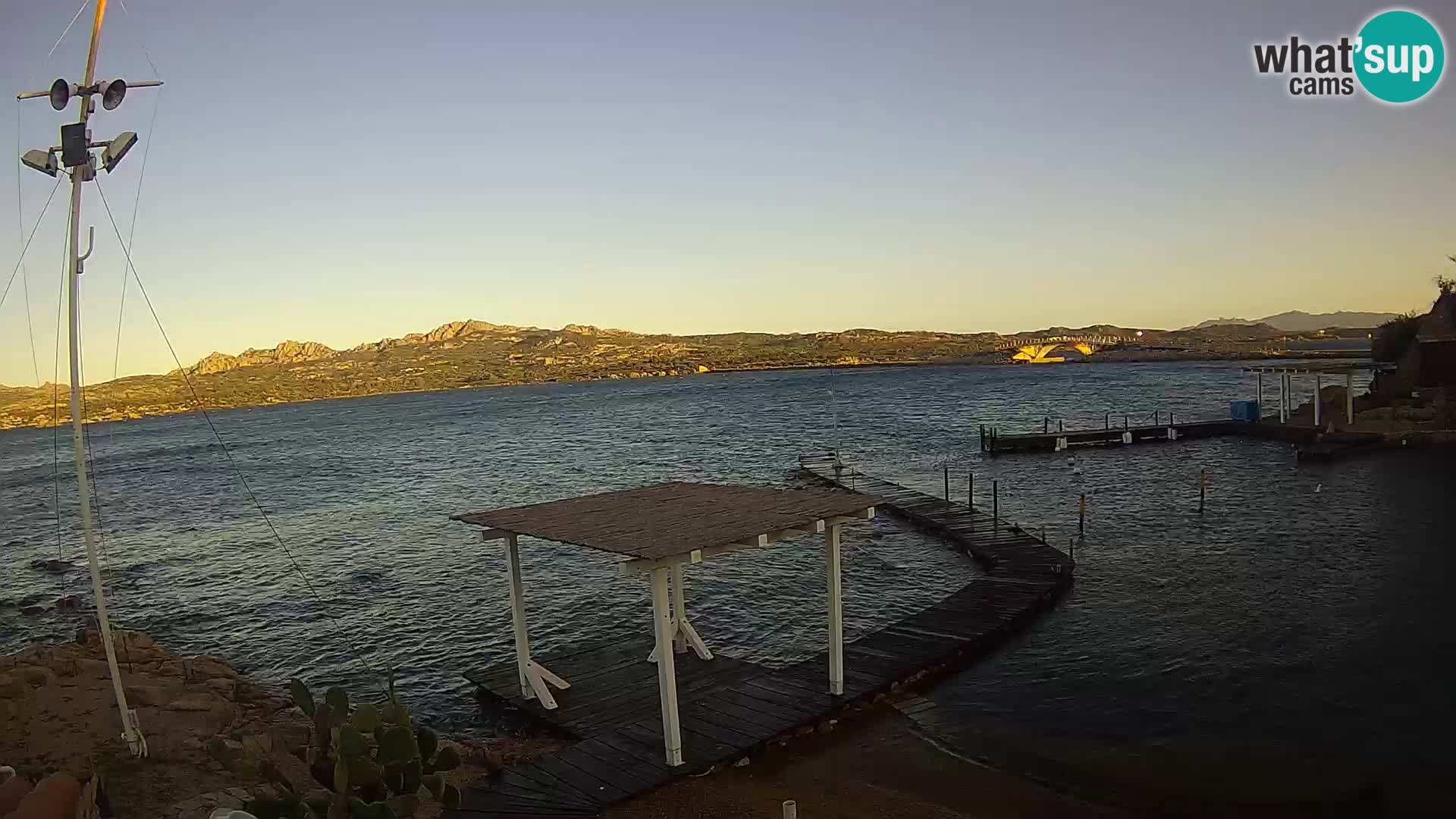 Webcam en vivo Ponte Caprera – La Maddalena – Cerdeña – Italia