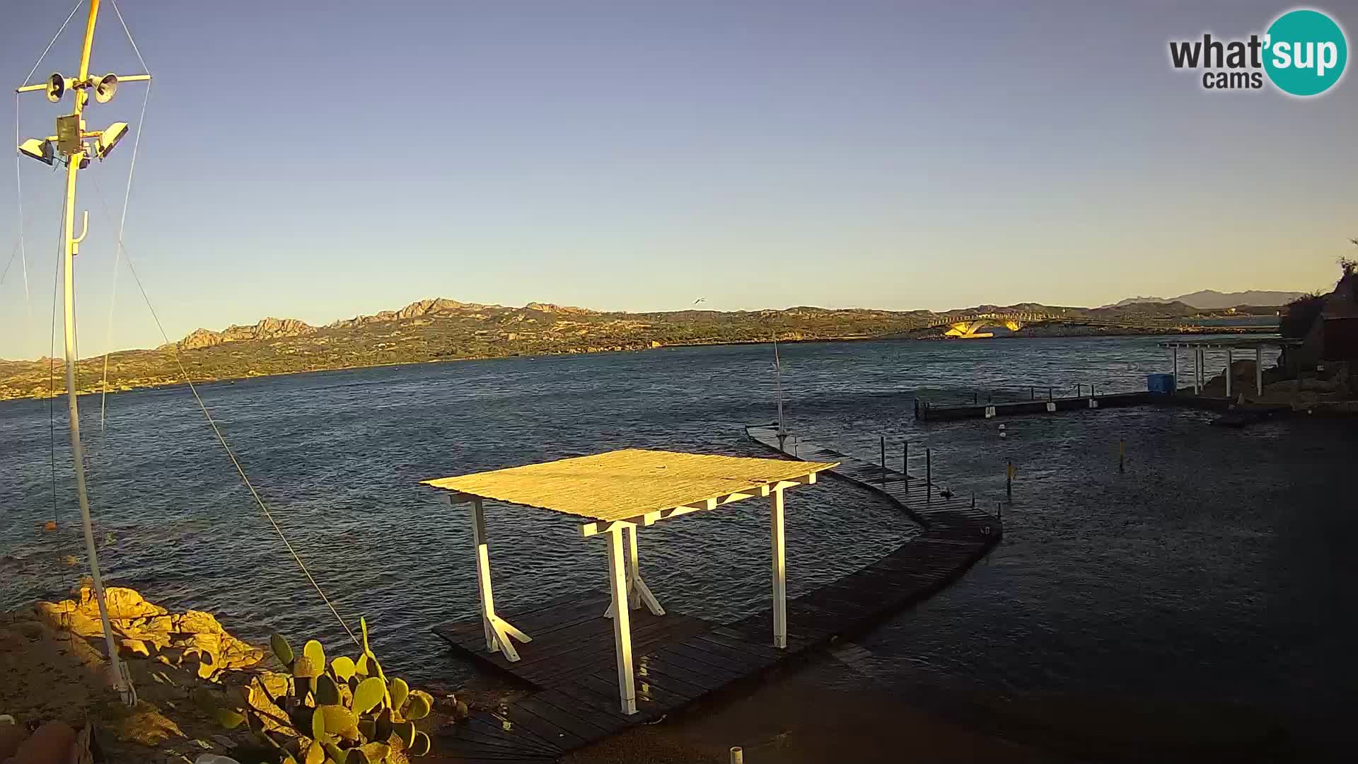 Webcam en vivo Ponte Caprera – La Maddalena – Cerdeña – Italia