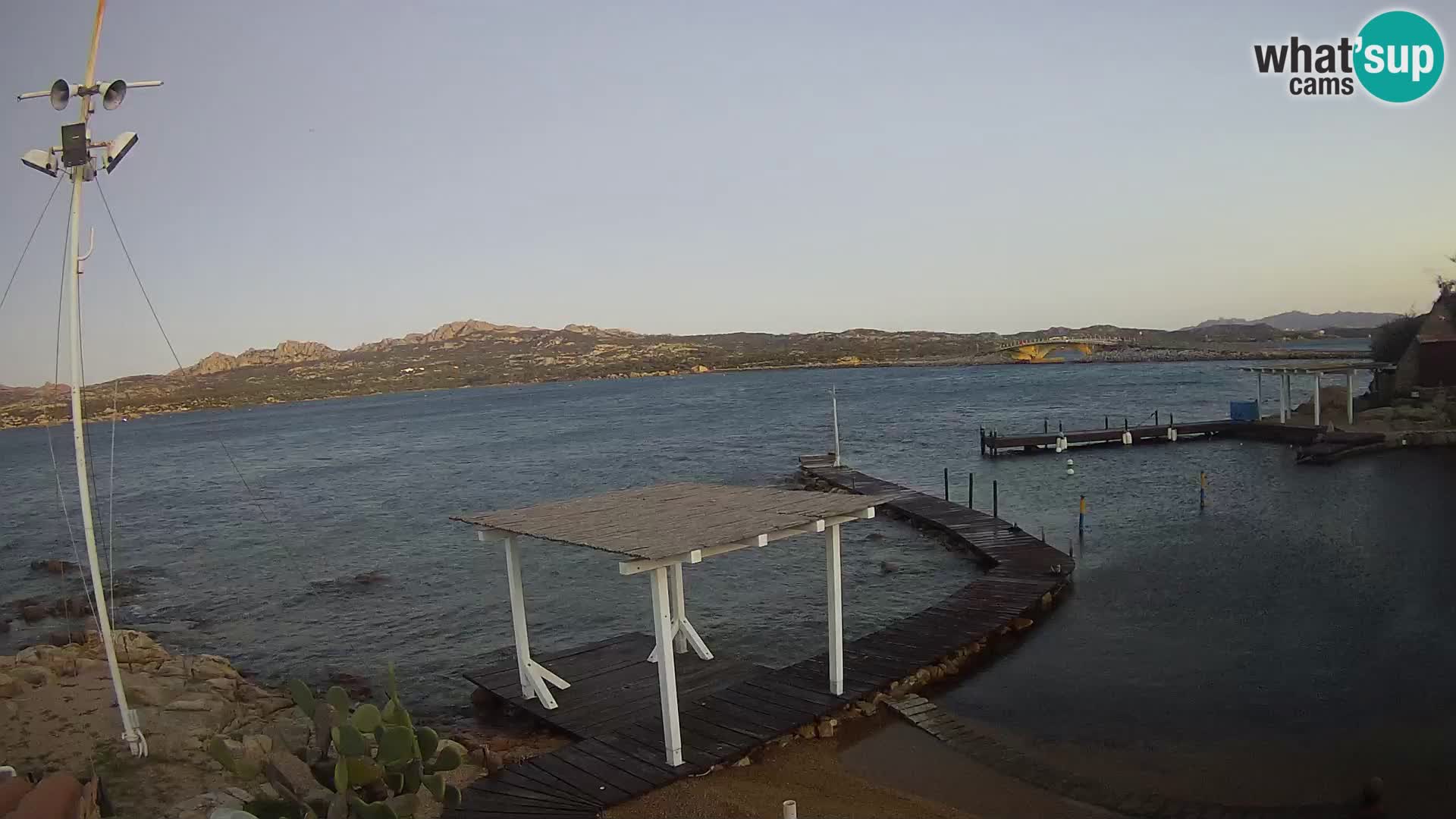 Live webcam Ponte Caprera – La Maddalena – Sardegna – Italia