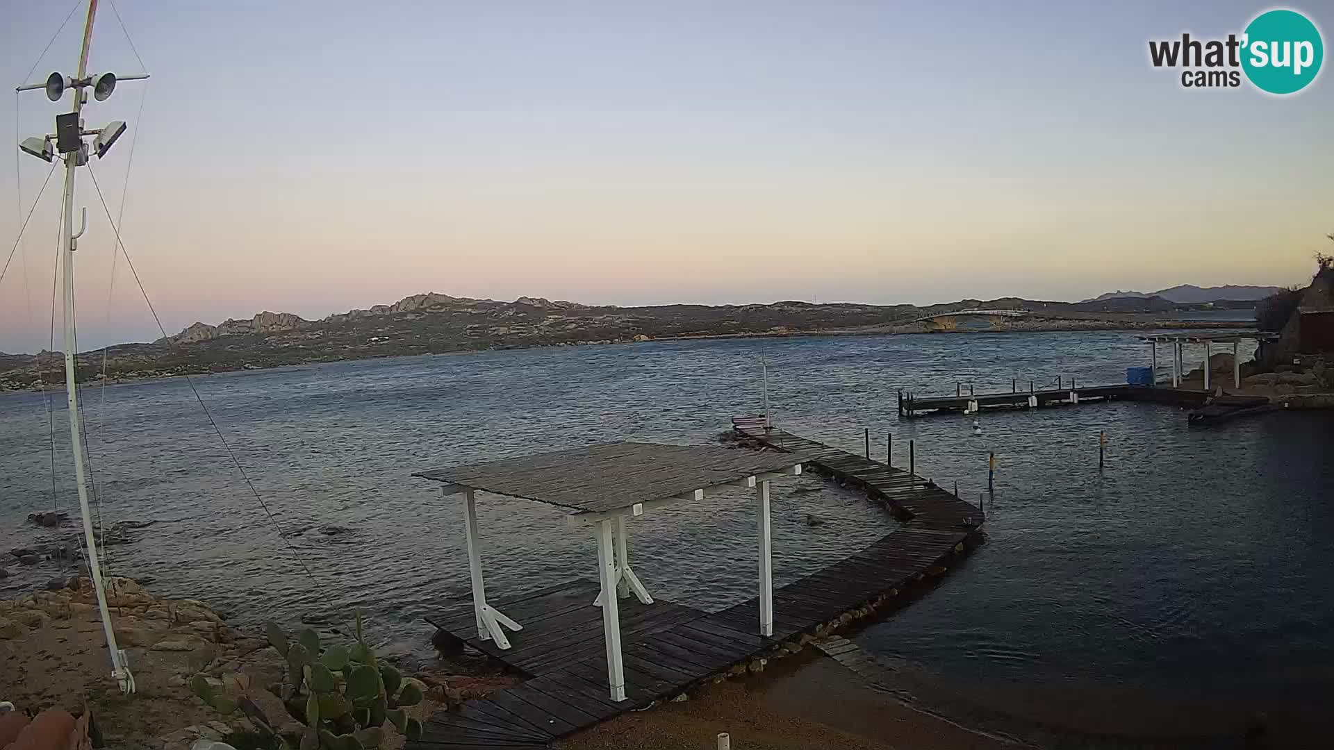 Webcam en vivo Ponte Caprera – La Maddalena – Cerdeña – Italia