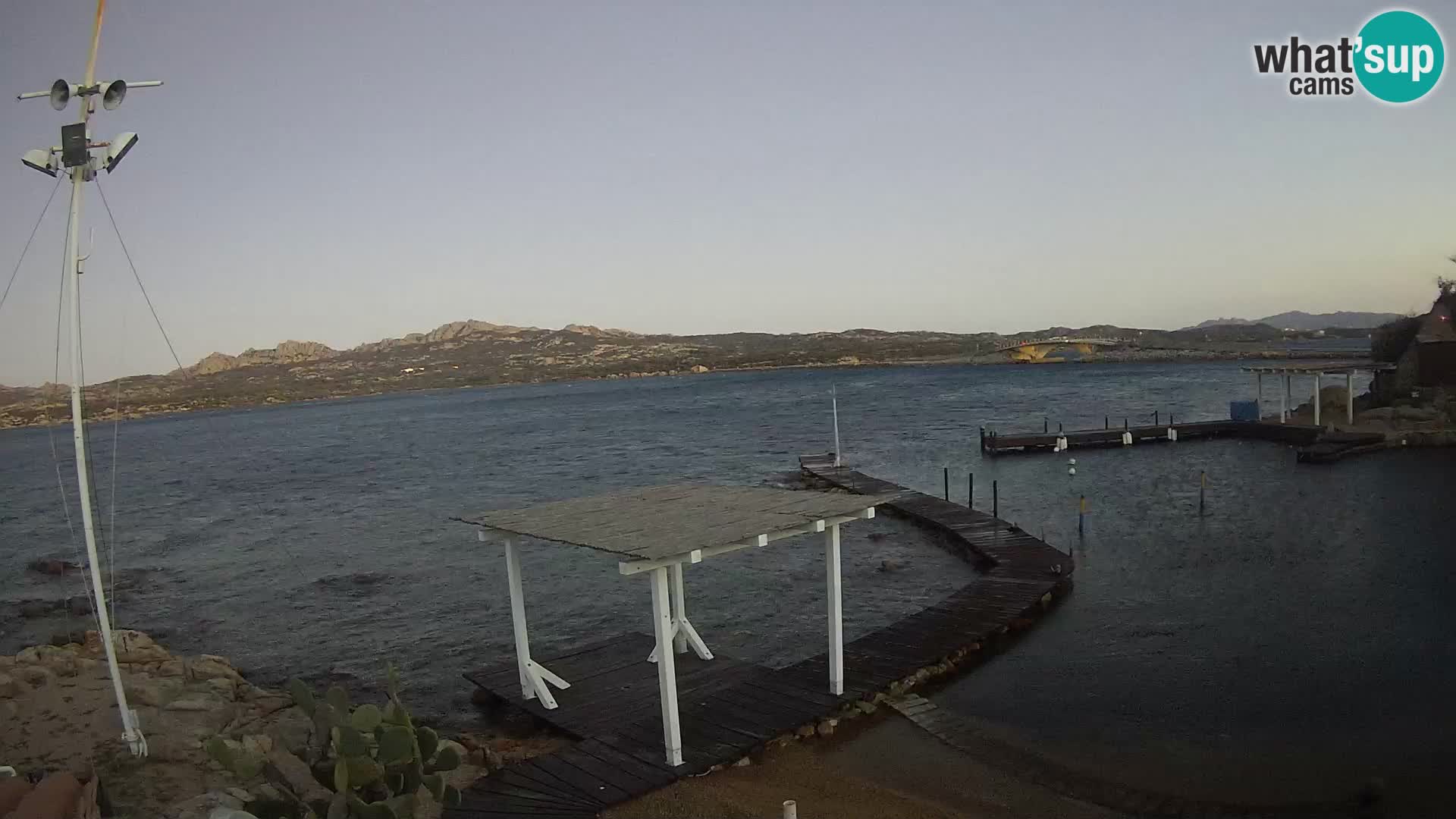 Live webcam Ponte Caprera – La Maddalena – Sardegna – Italia