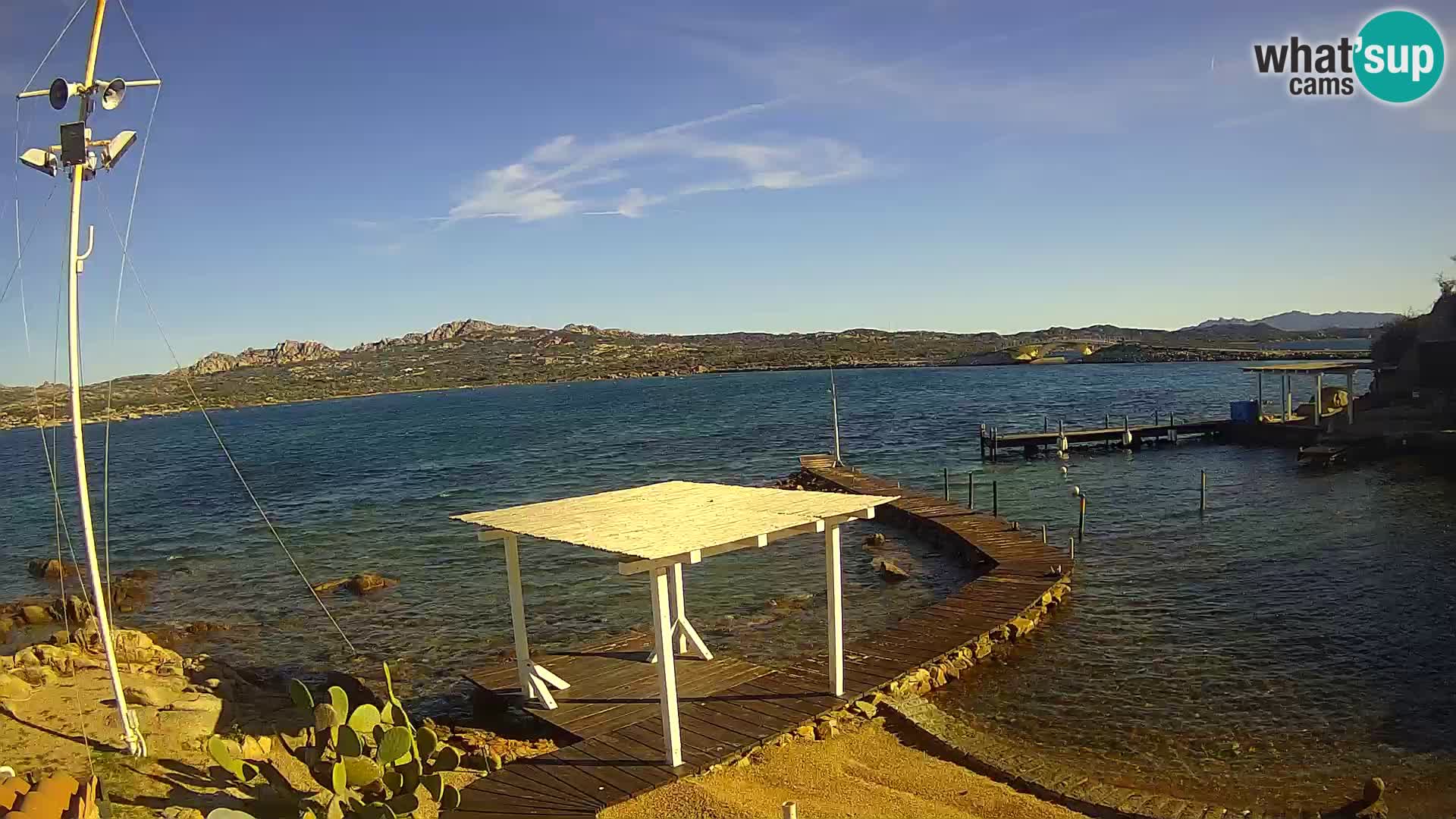 Live-Webcam Ponte Caprera – La Maddalena – Sardinien – Italien