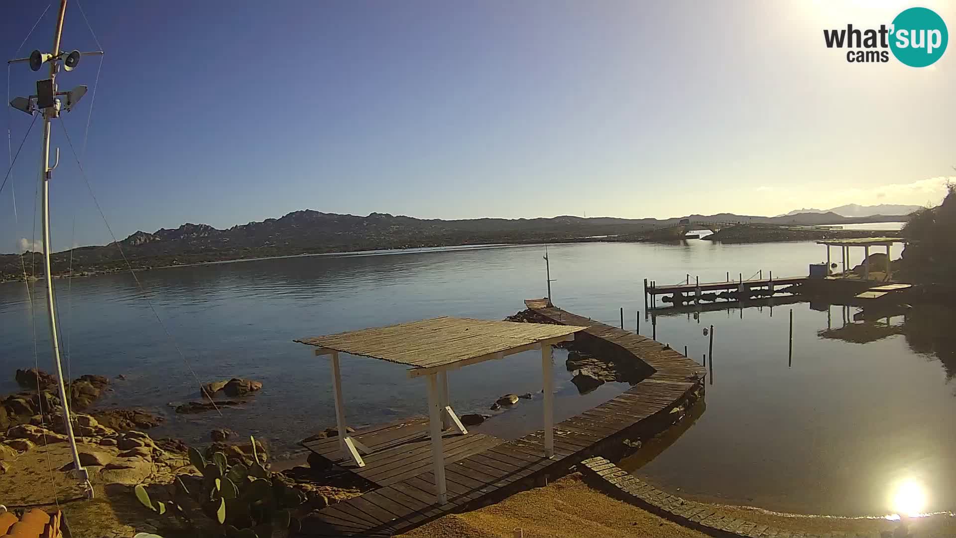 Webcam en vivo Ponte Caprera – La Maddalena – Cerdeña – Italia