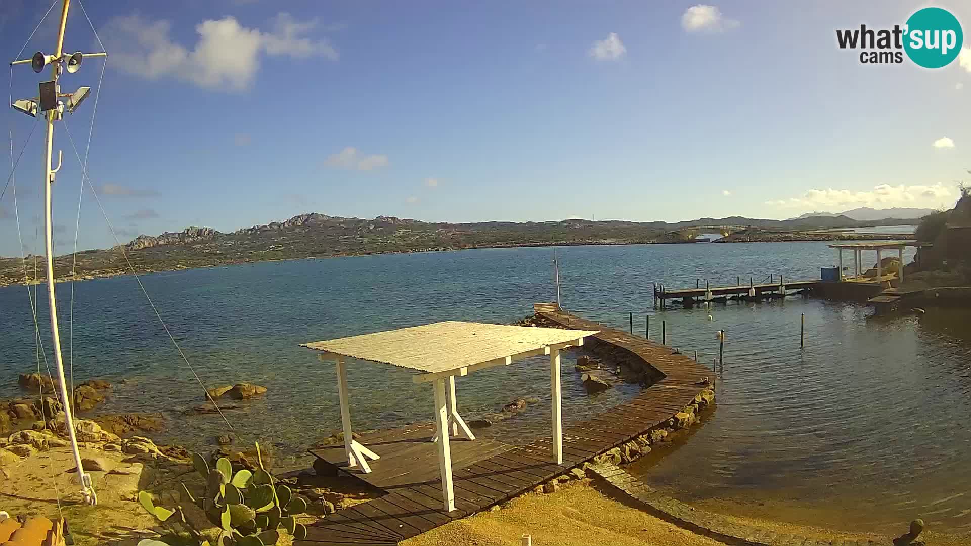 Webcam en vivo Ponte Caprera – La Maddalena – Cerdeña – Italia