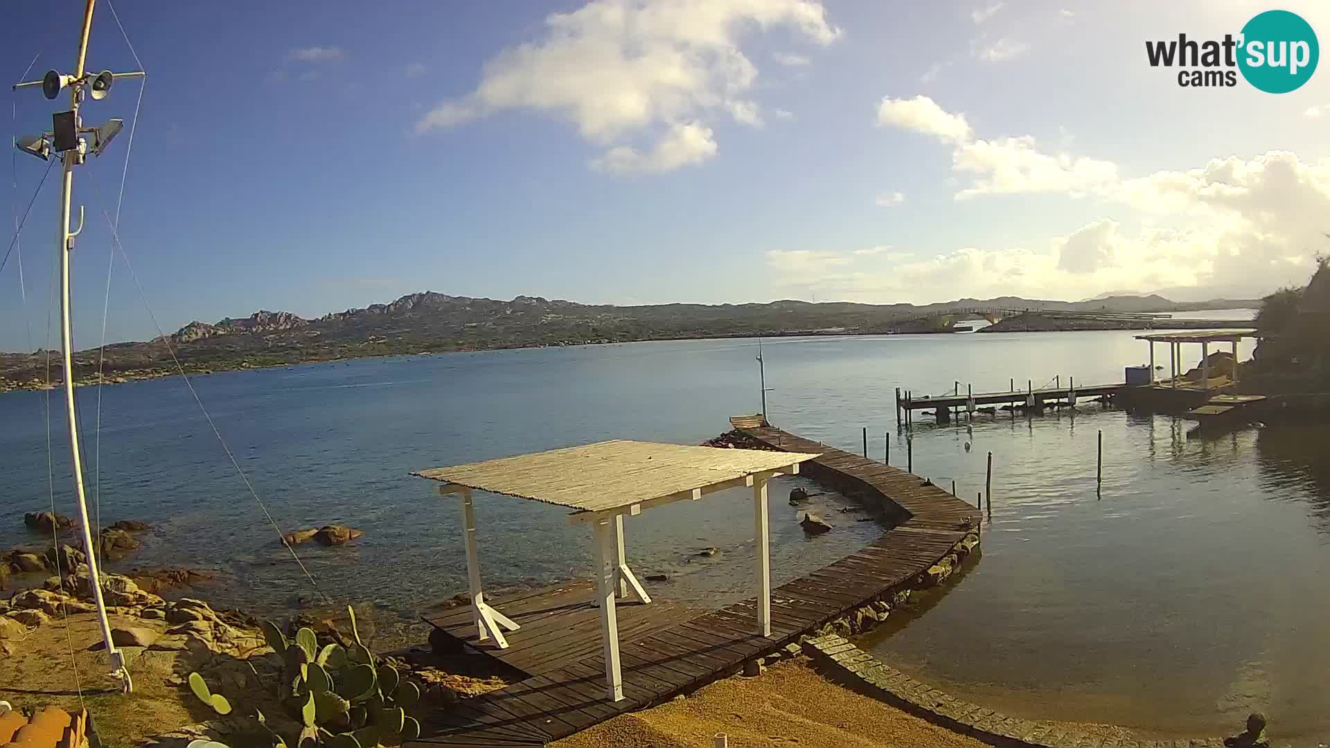 Webcam en vivo Ponte Caprera – La Maddalena – Cerdeña – Italia