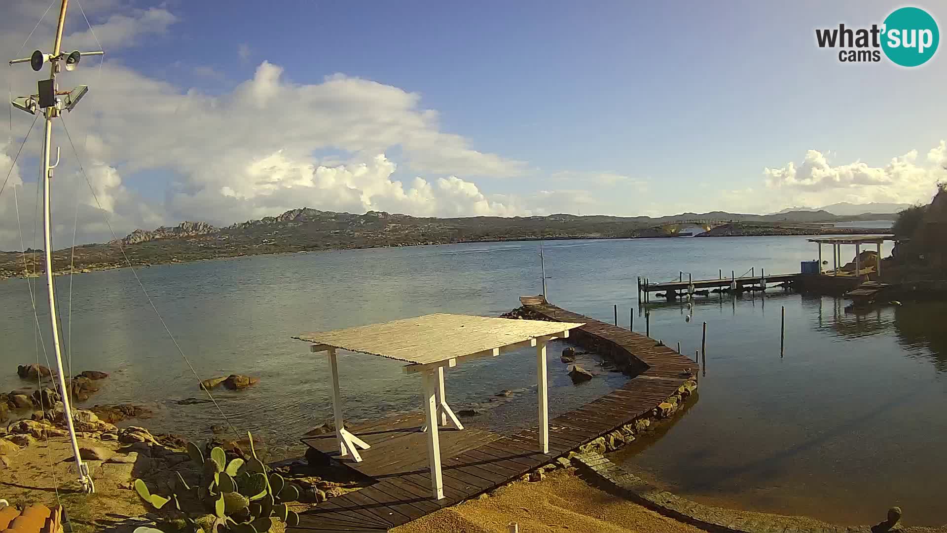 Webcam en vivo Ponte Caprera – La Maddalena – Cerdeña – Italia