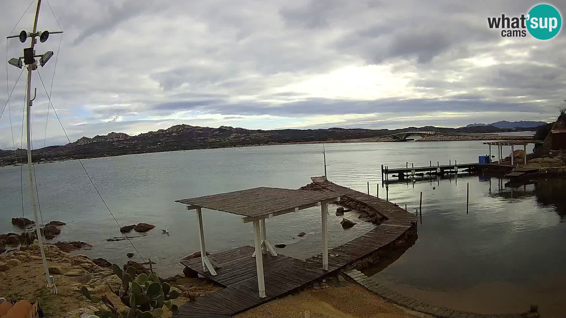 Webcam en vivo Ponte Caprera – La Maddalena – Cerdeña – Italia