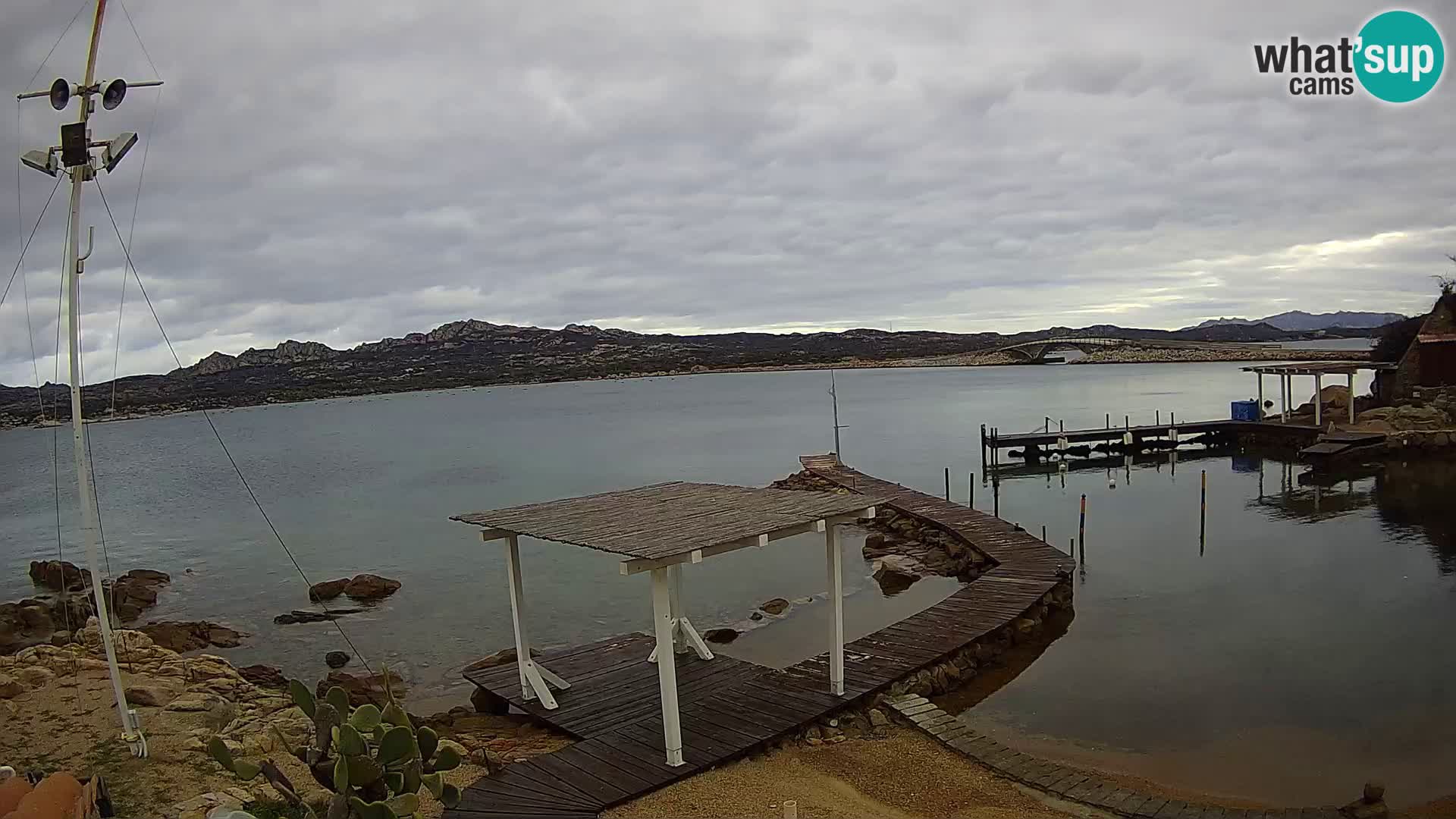 Webcam en vivo Ponte Caprera – La Maddalena – Cerdeña – Italia