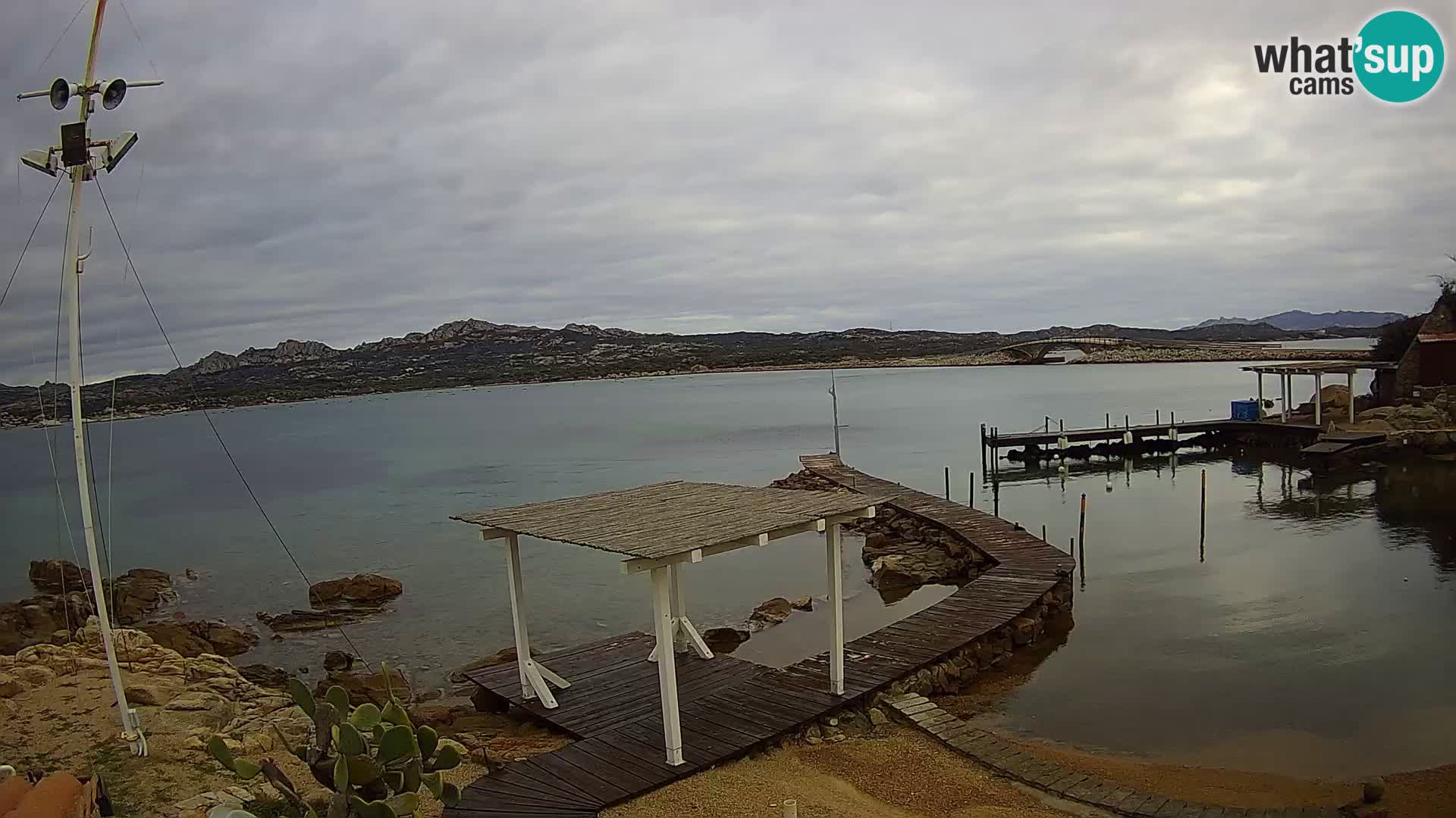 Webcam en vivo Ponte Caprera – La Maddalena – Cerdeña – Italia