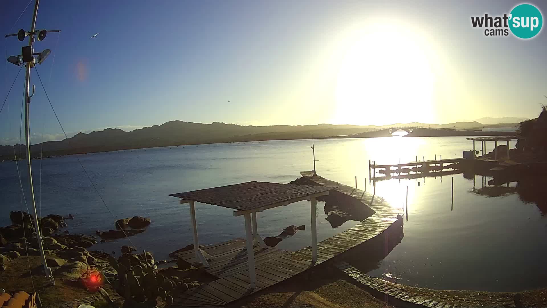 Webcam en vivo Ponte Caprera – La Maddalena – Cerdeña – Italia