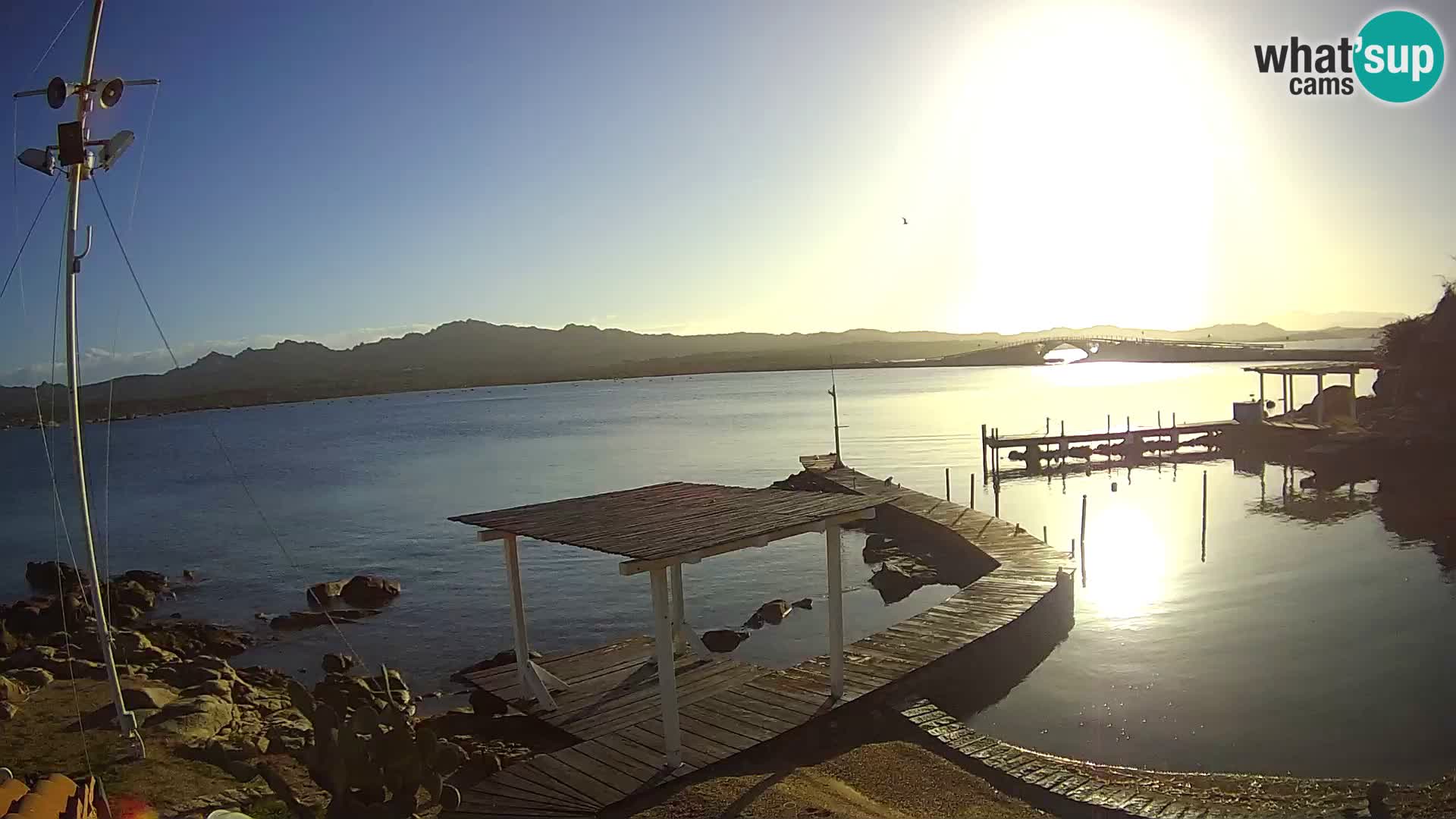 Webcam en vivo Ponte Caprera – La Maddalena – Cerdeña – Italia