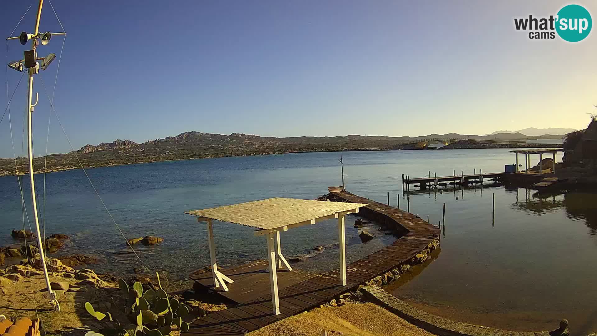 Webcam en vivo Ponte Caprera – La Maddalena – Cerdeña – Italia