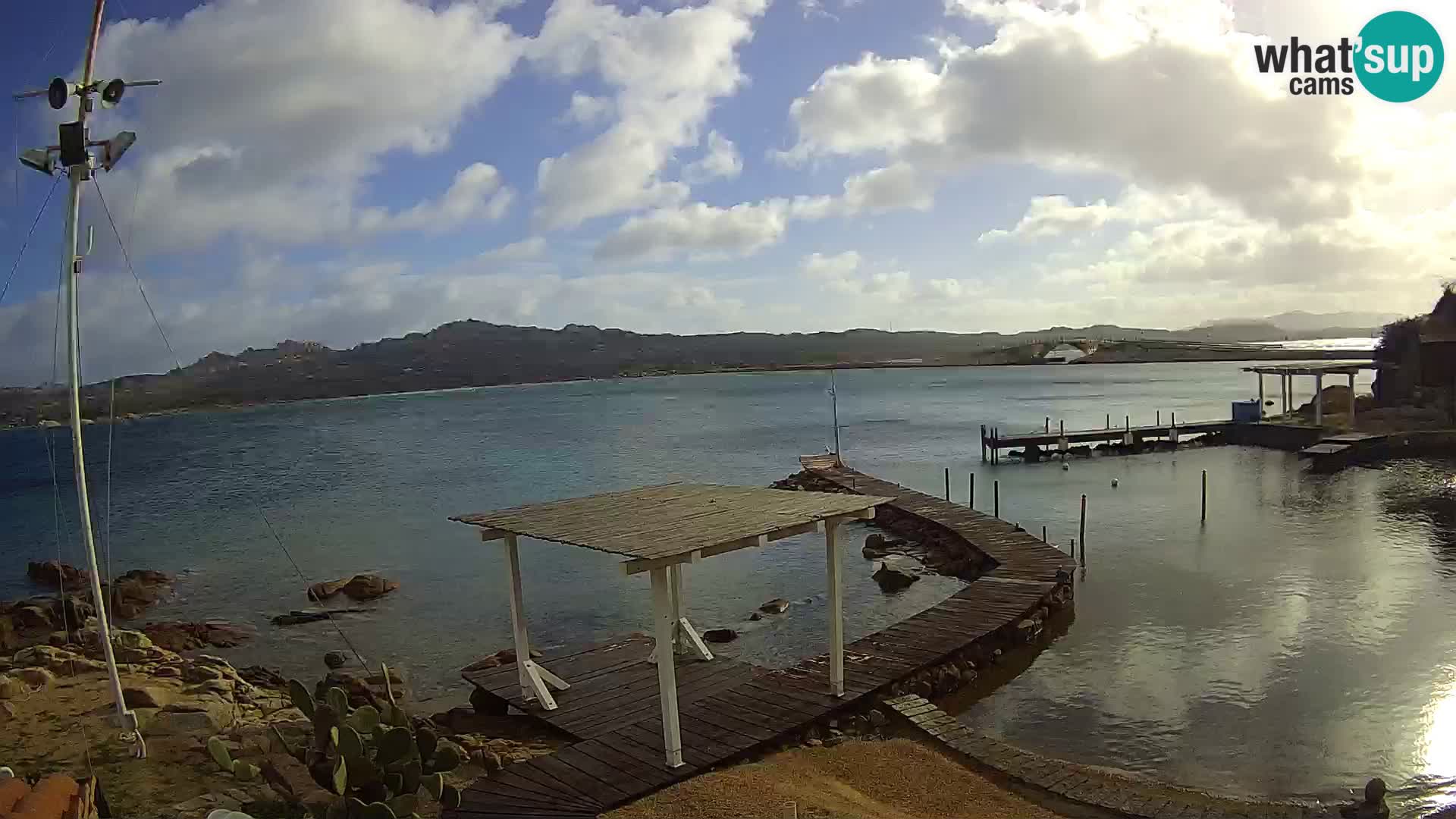 Webcam en vivo Ponte Caprera – La Maddalena – Cerdeña – Italia