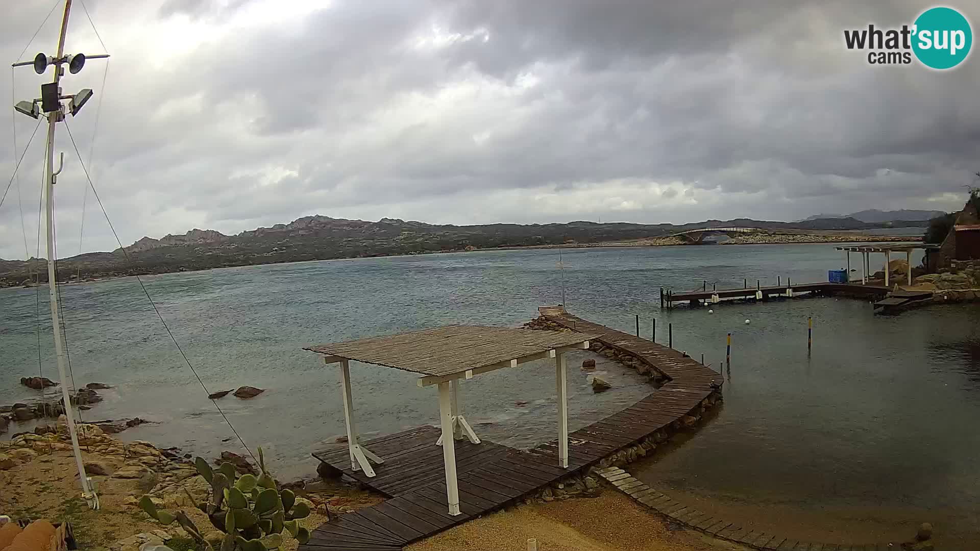 Live webcam Ponte Caprera – La Maddalena – Sardinia – Italy