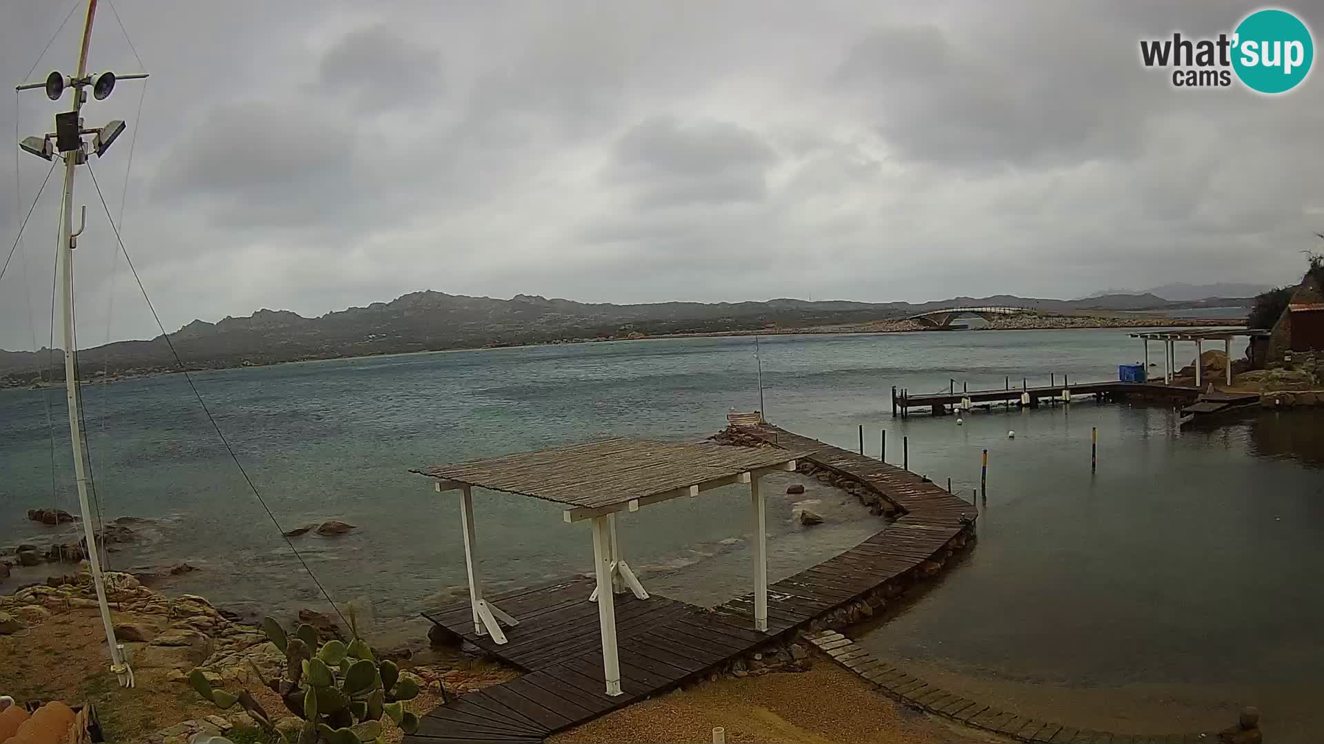 Webcam en vivo Ponte Caprera – La Maddalena – Cerdeña – Italia